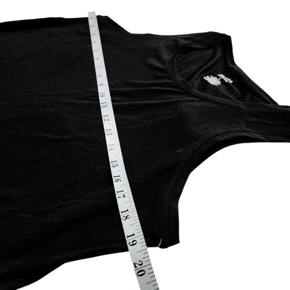 Tek Gear Activewear Top Size Large Drytek 2pcs Black/Gray  Reflective Logo - Picture 7 of 12